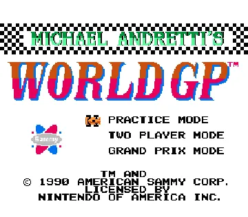 Michael Andretti's World GP (USA) screen shot title